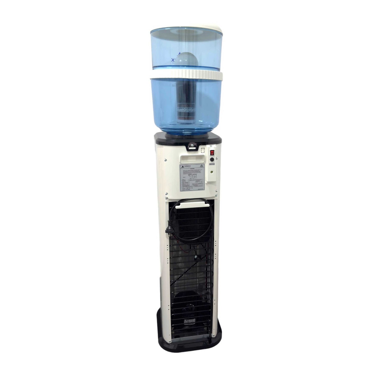 Aimex Premium Free Standing Water Cooler Hot & Cold Black & White + Filter