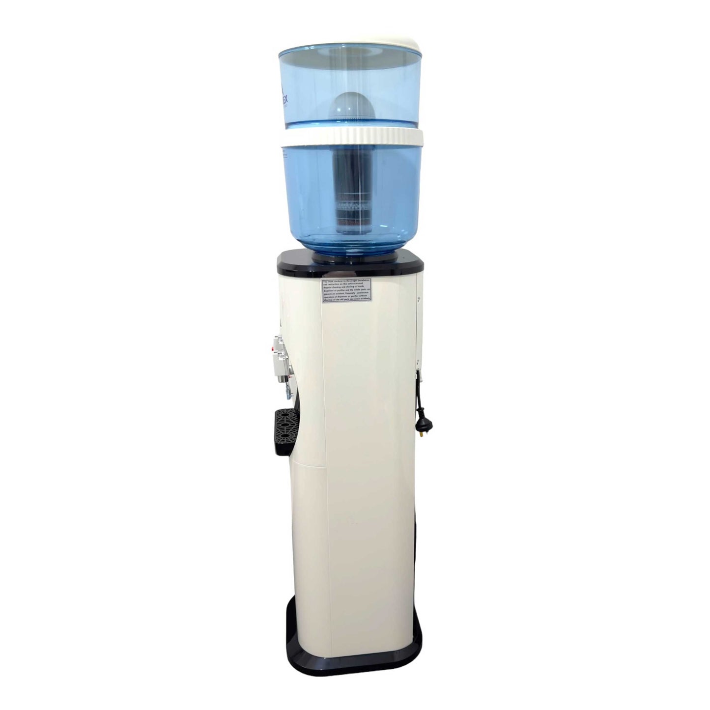 Aimex Premium Free Standing Water Cooler Hot & Cold Black & White + Filter