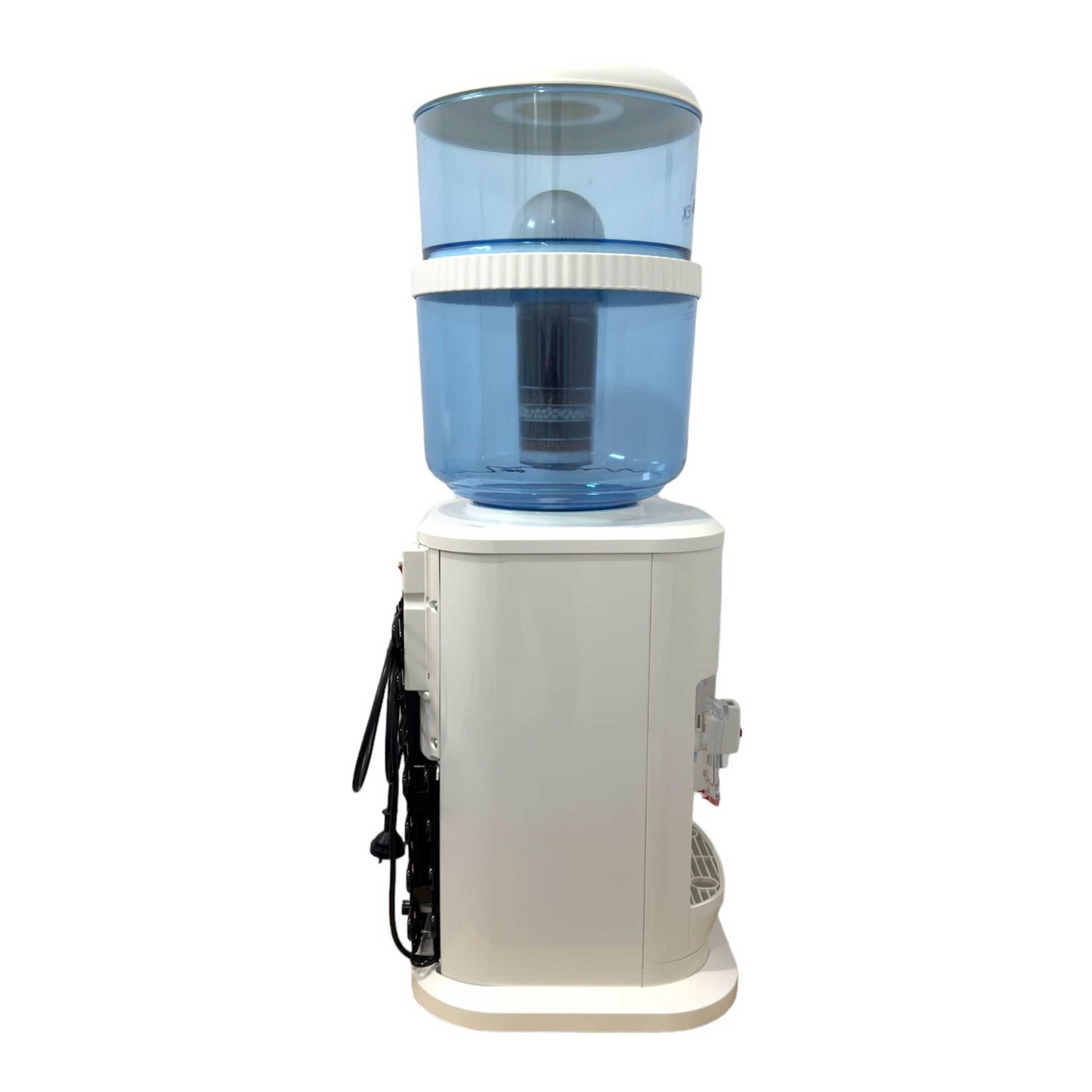 Aimex White Benchtop Hot and Cold-Water Dispenser with Filter Bottle