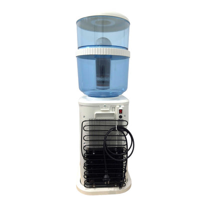 Aimex White Benchtop Hot and Cold-Water Dispenser with Filter Bottle