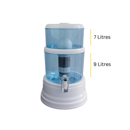 Water Purifier Dispenser with Gravity Filters