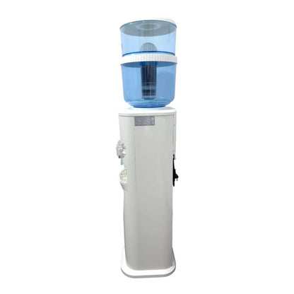 Aimex White Free Standing Hot and Cold Water Dispenser with Filter Bottle