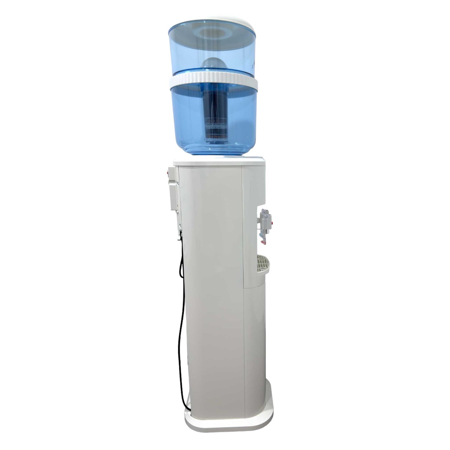 Aimex White Free Standing Hot and Cold Water Dispenser with Filter Bottle