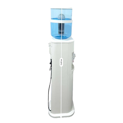 Aimex White Free Standing Hot and Cold Water Dispenser with Filter Bottle