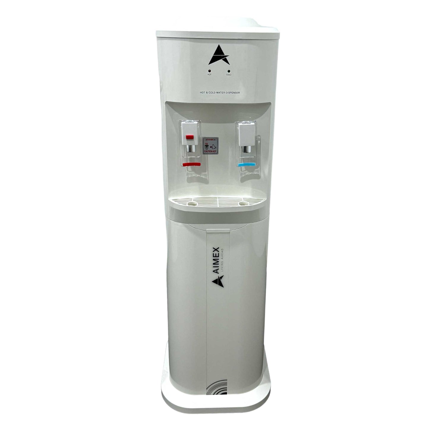 Aimex Premium Free Standing Water Cooler Hot & Cold LG Compressor White Finish