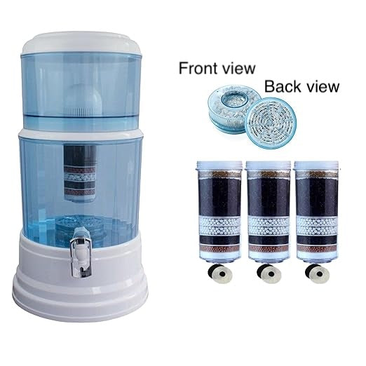 20L Benchtop Water Purifier Dispenser with 3x 8 Stage Fluoride Filters