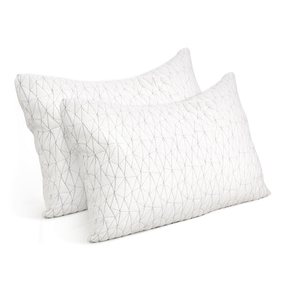 Giselle Bedding Memory Foam Pillow King Size Twin Pack