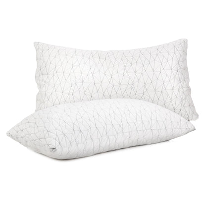 Giselle Bedding Memory Foam Pillow King Size Twin Pack