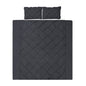 Giselle Bedding Quilt Cover Set Diamond Black Super King