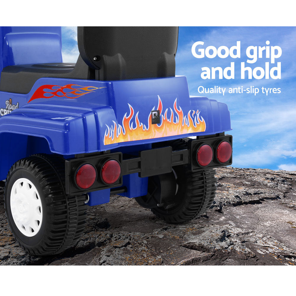 Rigo Kids Electric Ride On Car Truck Motorcycle Motorbike Toy Cars 6V Blue