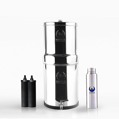 Water Purifier Dispenser with Gravity Filters