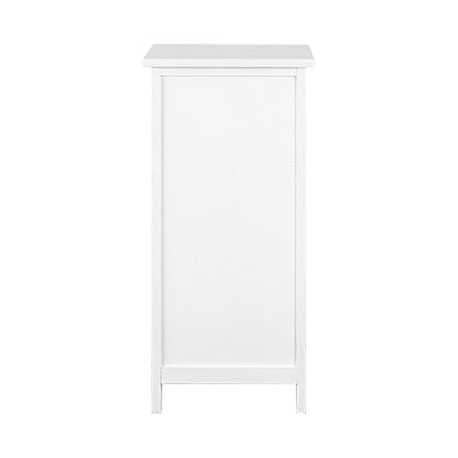 Artiss Bedside Table Bathroom Storage Cabinet 3 Drawers White