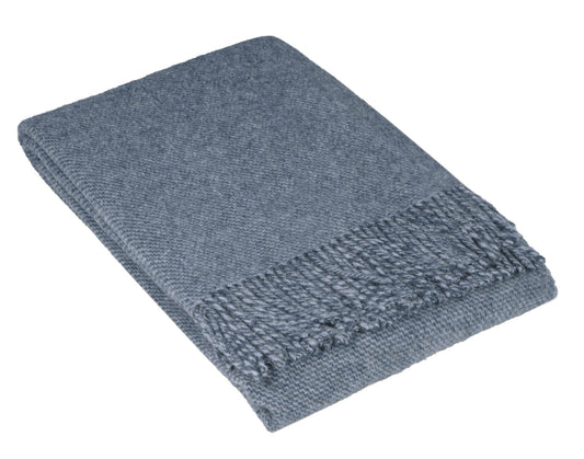 Cambridge Throw - 100% NZ Wool -  Navy