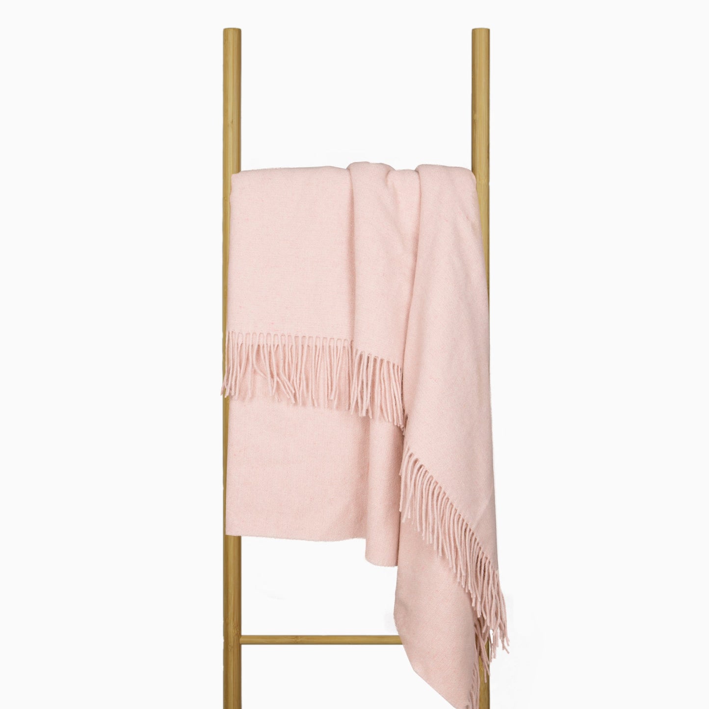 Oxford Throw - Merino Wool Blend - Blush