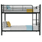 Kingston Slumber 2in1 Single Metal Bunk Bed Frame, with Modular Design, Dark Matte Grey