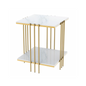 Interior Ave - Milano Gold Square Side Table