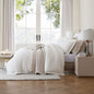 Marbella Ivory 100% Cotton Matelasse Quilt Cover Set King