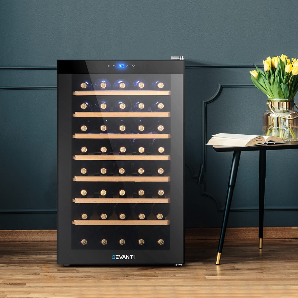 Devanti Wine Fridge Cooler 51 Bottles